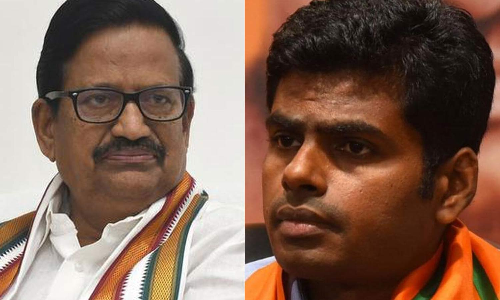 செல்பி வித் அண்ணா- பாஜகவிற்கு, காங்கிரஸ் கண்டனம்