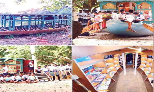 குழந்தைகளுக்கான படகு நூலகம்