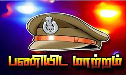 திருப்பூரில் 8 போலீஸ் இன்ஸ்பெக்டர்கள் பணியிட மாற்றம்