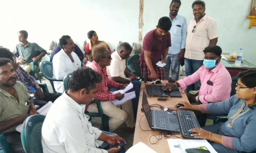 மாமல்லபுரத்தில் சிற்பிகளுக்கு அடையாள அட்டை வழங்கும் பணி தொடங்கியது