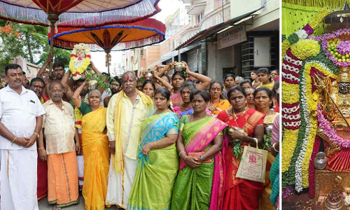 ஆனி மாத கடைசி வெள்ளி முன்னிட்டு பால்குட ஊர்வலம்