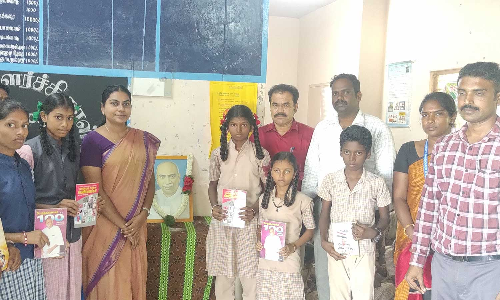 அரசு பள்ளியில் காமராஜர் பிறந்தநாள் விழா