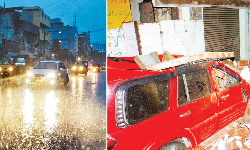 வேலூரில் இரவில் பரவலாக மழை