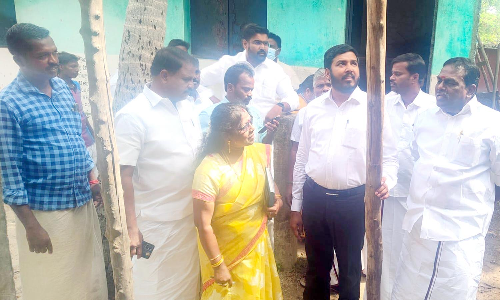 ரூ.46 லட்சத்தில் கட்டுமான பணிகள்- எம்.எல்.ஏ தொடங்கி வைத்தார்