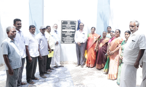 பள்ளி கட்டிடங்கள் பராமரிப்பு பணிக்கு ஓ.என்.ஜி.சி. நிறுவனம் நிதியுதவி