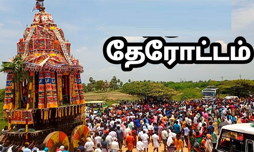 விராலிமலையில் பெரிய அய்யானார் கோவில் தேரோட்டம்