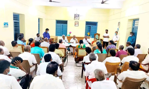 ஓலக்கூர் வட்டார வளர்ச்சி அலுவலகத்தில் அமைச்சர் செஞ்சி மஸ்தான் ஆய்வு