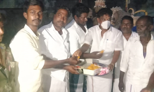 உளுந்தூர்பேட்டை பகுதியில் பா.ம.க. கொடி ஏற்று விழா