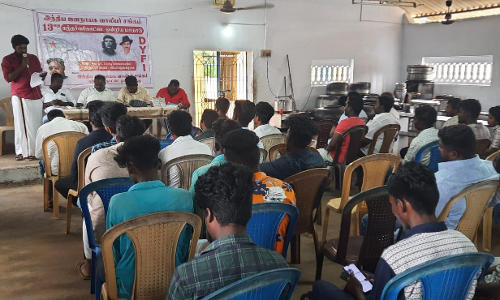 கந்தர்கோட்டையில் அரசு முந்திரி தொழிற்சாலை அமைக்க வேண்டும் - ஜனநாயக வாலிபர் சங்கத்தினர் வலியுறுத்தல்