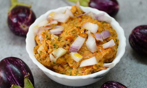 இட்லிக்கு தொட்டுக்கொள்ள அருமையான கத்திரிக்காய் சட்னி