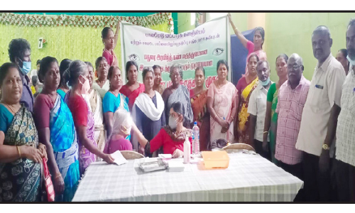 இலவச கண் பரிசோதனை முகாம்