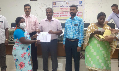 ராணிப்பேட்டை மாவட்டத்தில் மகளிருக்கு ரூ.16.25 லட்சம் கடன் உதவி ஆணை