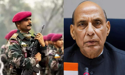 ராணுவ வீரர்கள் தேர்வுக்கு சாதி கேட்கப்படுவதாக எதிர்க்கட்சிகள் குற்றச்சாட்டு- ராஜ்நாத்சிங் மறுப்பு