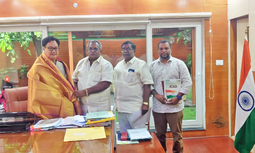 அரசு துறைகளில் புதிய பணியிடங்களை நிரப்ப அனுமதி -  மத்திய மந்திரியிடம் சபாநாயகர் ஏம்பலம் செல்வம் வலியுறுத்தல்