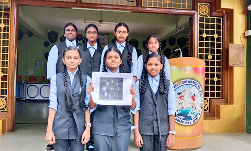 இலஞ்சி பாரத் மாண்டிசோரி பள்ளியில் தேசிய நிலா தினம்