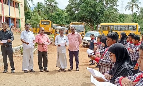 ட்ரஷர் ஐலண்ட் இன்டர்நேஷனல் பள்ளியில் போதைப்பொருள் ஒழிப்பு தினம்