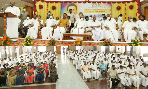 திருவண்ணாமலை தெற்கு, வடக்கு மாவட்ட தி.மு.க. செயற்குழு கூட்டம்