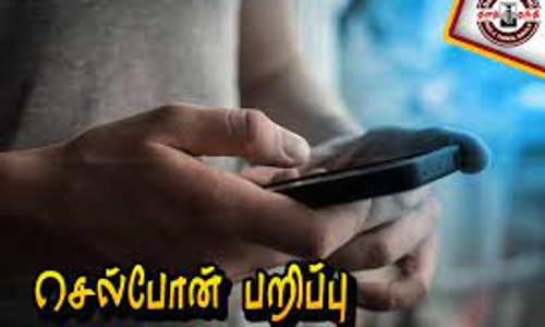 பீளமேட்டில் டீக்குடித்துக் கொண்டிருந்த வாலிபரிடம் செல்போன் பறிப்பு