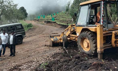 400 ஆண்டுகளுக்கு பிறகு வெள்ளகவி கிராமத்திற்கு சாலை அமைக்கும் பணி