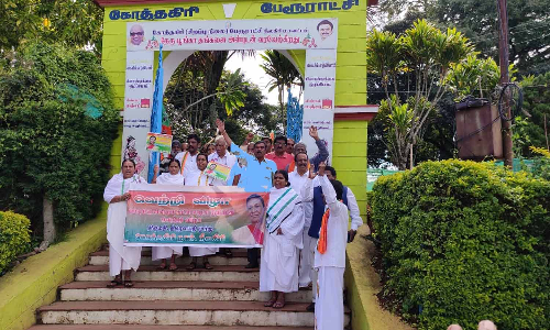 திரவுபதி முர்மு வெற்றியை கொண்டாடிய நீலகிரி பழங்குடியின மக்கள்