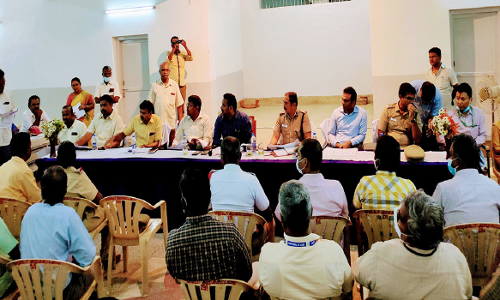 ஆண்டாள் கோவில் தேரோட்ட திருவிழா ஆலோசனைக்கூட்டம்