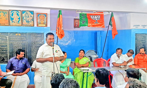 நெல்லை- பாபநாசம் சாலைப்பணியை துரிதப்படுத்த வேண்டும்- சேரன்மகாதேவி மேற்கு ஒன்றிய பா.ஜ.க. கூட்டத்தில் தீர்மானம்