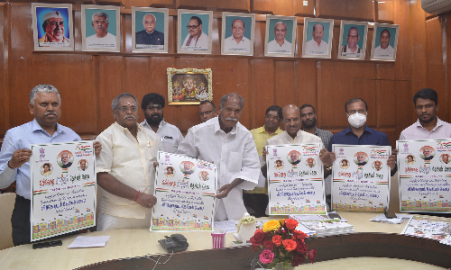 அங்கன்வாடி- பாண்லே மூலம் தேசியக்கொடி விற்பனை -  ரங்கசாமி தகவல்