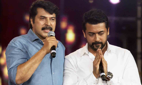 தேசிய விருது சூர்யாவுக்கு கிடைத்த பிறந்தநாள் பரிசு- நடிகர் மம்முட்டி வாழ்த்து