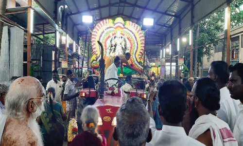 பால முருகன் சிறப்பு அலங்காரத்தில் வீதி உலா