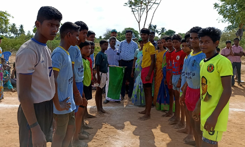 கந்தர்வகோட்டை அரசு பள்ளியில் விளையாட்டு விழா