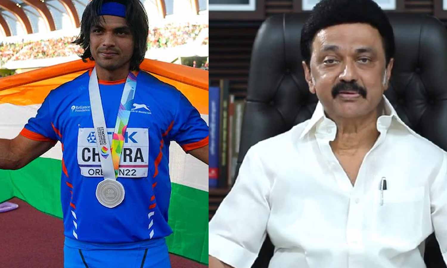 மீண்டும் ஒருமுறை வரலாறு படைத்திருக்கிறார்... நீரஜ் சோப்ராவுக்கு தமிழக முதல்வர் வாழ்த்து மீண்டும் ஒருமுறை வரலாறு படைத்திருக்கிறார்... நீரஜ் சோப்ராவுக்கு தமிழக முதல்வர் வாழ்த்து