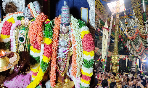 ஸ்ரீவில்லிபுத்தூர் ஆண்டாள் கோவில் ஆடிப்பூர திருவிழா கொடியேற்றத்துடன் தொடங்கியது