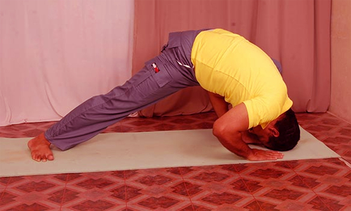 கால் மூட்டுகளுக்கு வலிமை தரும் வீரியஸ்தம்பன் ஆசனம்