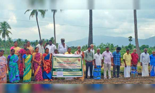 விவசாயிகளுக்கு சொட்டுநீர், உரபாசனம் குறித்த தொழில்நுட்ப பயிற்சி
