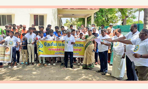 எட்டயபுரத்தில்  விழிப்புணர்வு சைக்கிள் பேரணி