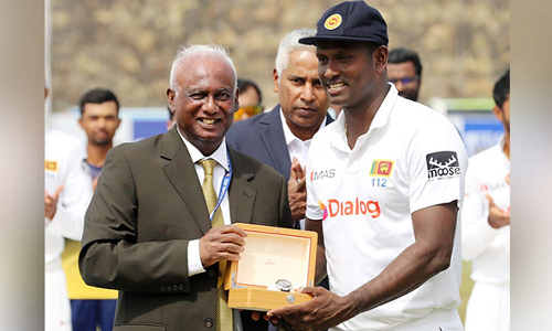 100 டெஸ்ட் போட்டிகளில் ஆடிய 6வது இலங்கை வீரர் ஏஞ்சலோ மேத்யூஸ்