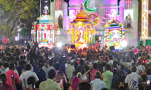 சந்தியாகப்பர் ஆலய திருவிழா தேர்பவனி