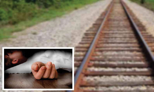 தண்டவாளம் அருகே வாலிபர் பிணம்