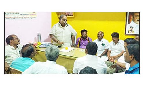 ஓசூரில்  தே.மு.தி.க. ஆலோசனைக்கூட்டம்