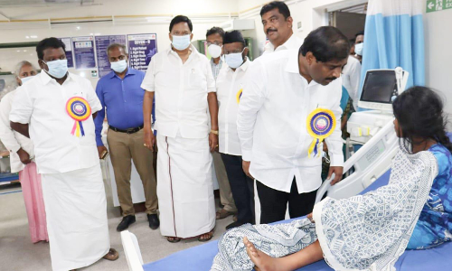 வாலாஜா அரசு மருத்துவமனையில் சட்டமன்ற குழு ஆய்வு