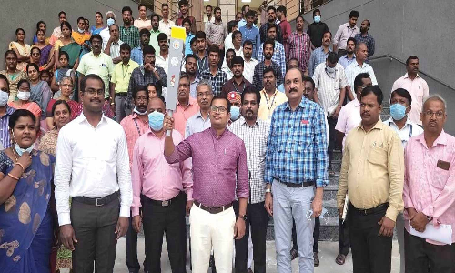 ஒலிம்பியாட் செஸ் ஜோதி திருப்பத்தூருக்கு வந்தடைந்தது