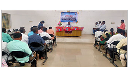 சூளகிரி ஒன்றியத்தில்  ஒருங்கிணைப்பாளர்களுக்கு கள பயிற்சி