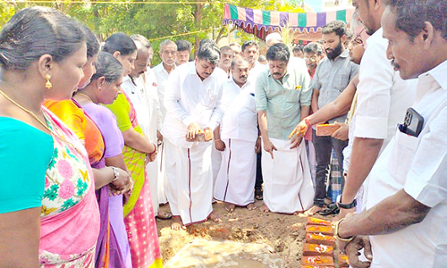 சுகாதார நிலைய கட்டிட அடிக்கல் நாட்டு விழா