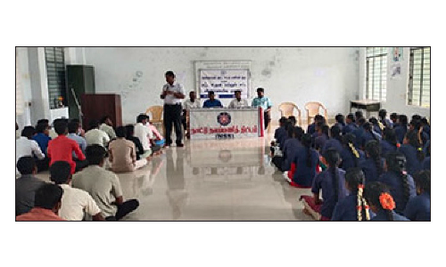 பென்னாகரம் அரசு கலை கல்லூரியில்  பாலியல் வன்கொடுமை  குறித்து விழிப்புணர்வு கருத்தரங்கம்