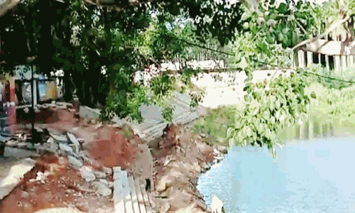 பேரூர் ஆற்றங்கரையில்  ஆடி அமாவாசை வழிபாட்டுக்கு தடை