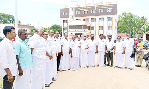 மின் கட்டண உயர்வை கண்டித்து மயிலாடுதுறையில் த.மா.கா ஆர்ப்பாட்டம்