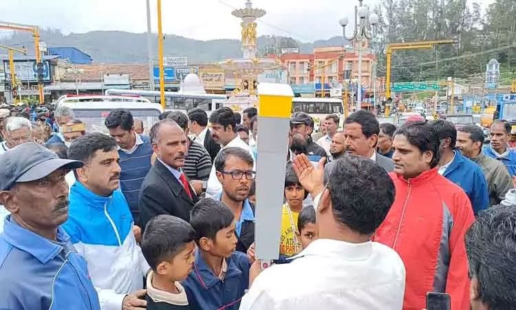 செஸ் ஒலிம்பியாட் ஜோதிக்கு உற்சாக வரவேற்பு