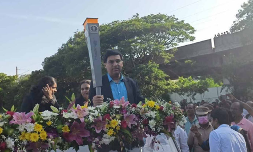 சென்னையில் வலம் வந்த செஸ் ஒலிம்பியாட் ஜோதி