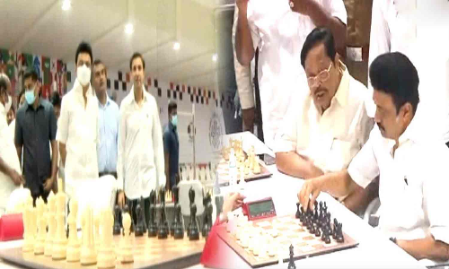 செஸ் ஒலிம்பியாட் ஏற்பாடுகளை முதல்வர் நேரில் ஆய்வு