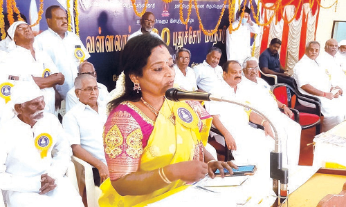 பசியை போக்குவதற்கு வழிகாட்டியவர் வள்ளலார்-  கவர்னர் தமிழிசை பேச்சு